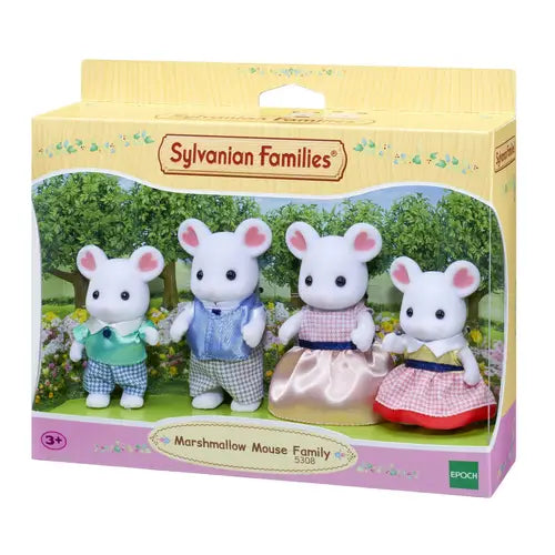 Marshmallow Mouse Family Sylvanians