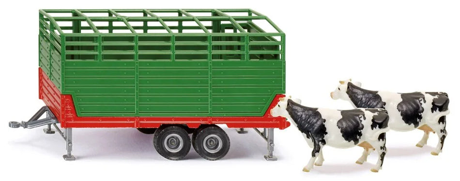 Siku 1:32 Livestock Trailer With 2 Cows