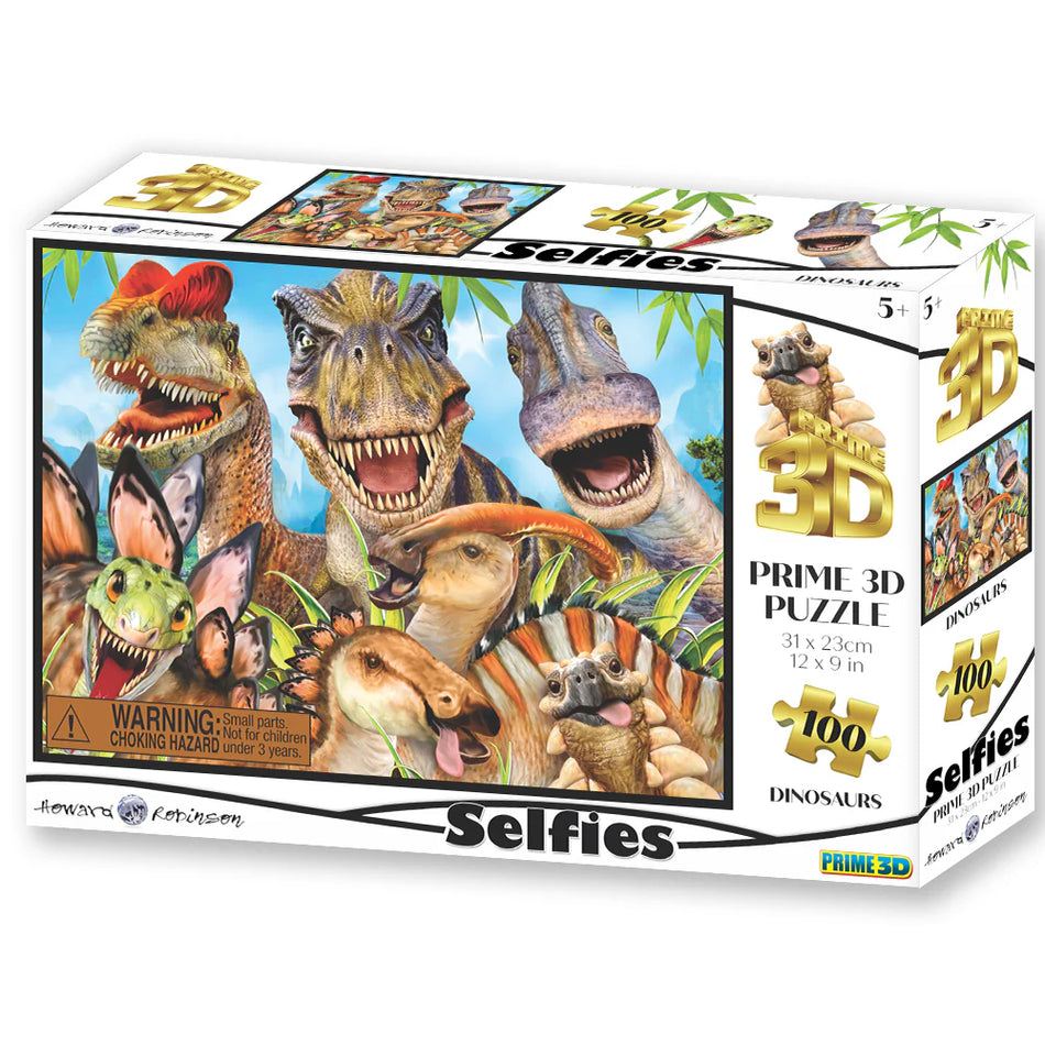 Dinosaur Selfie 150 Piece 3D Puzzle