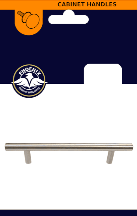 Phoenix 200mm T Bar Handle Brushed Nickel