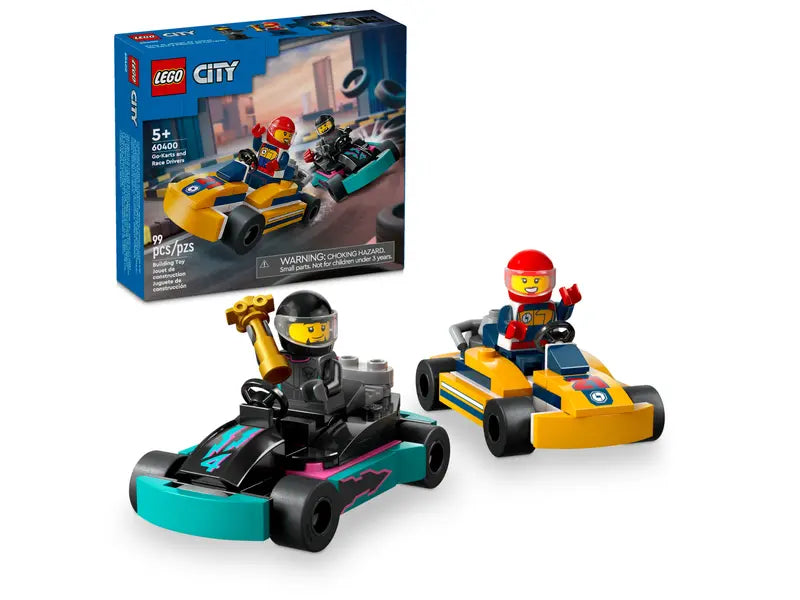 Lego Go Karts and Race Drivers