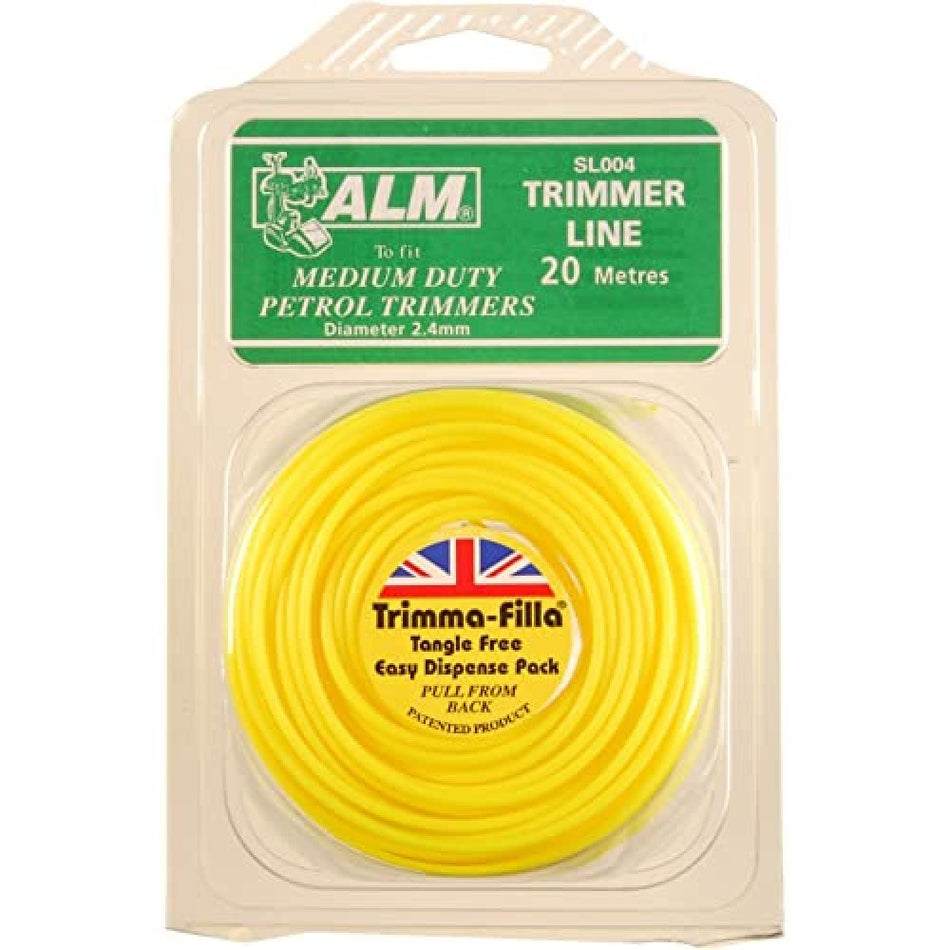 ALM SL004 2.4mm 20m Yellow Trimmer Line