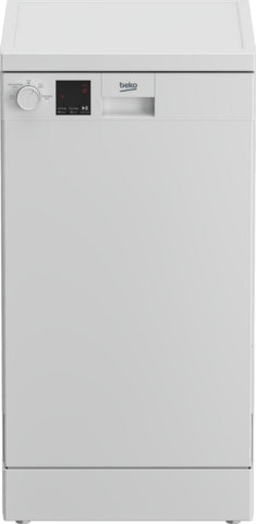 Beko Slimline 45Cm Dishwasher 4 Programme White