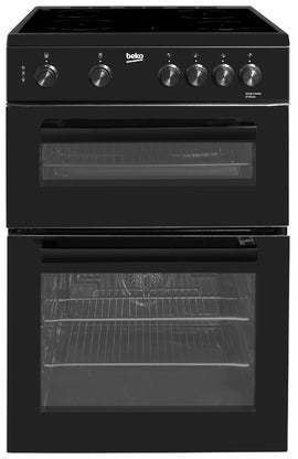 Beko Freestanding Double Oven 60Cm Black