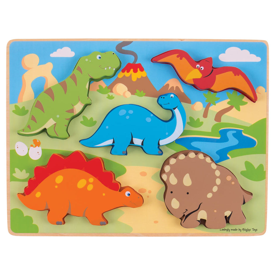 Chunky Dinosaurs Lift Out Puzzle