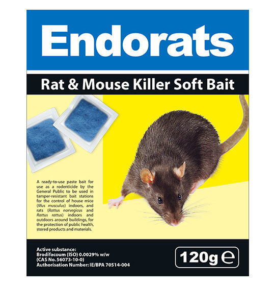 Endorats Rat & Mouse Killer Soft Bait 120g