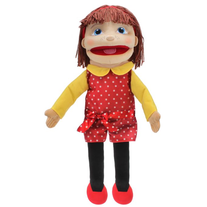Medium Girl Red/Yellow Outfit Puppet Buddies