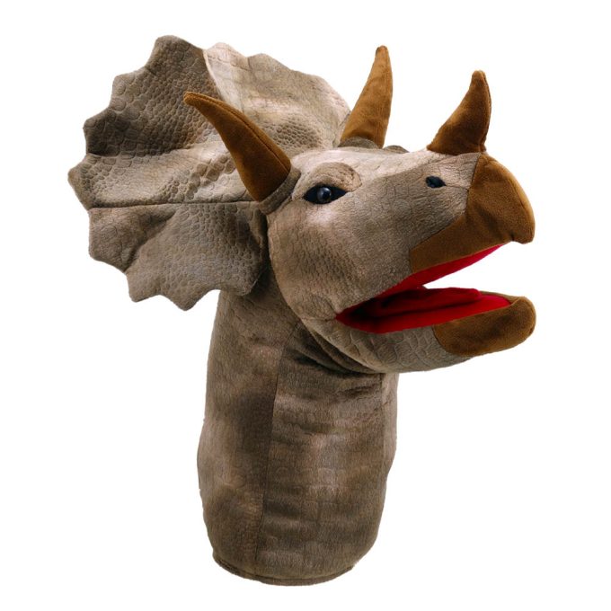 Triceratops Large Dino Head Puppet
