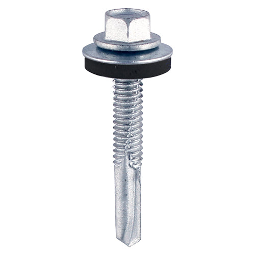 5.5 x 32 Hex  Self Drilling No 5 Screw W18 BZP 100s