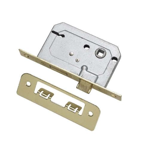 Basta 2 1/2" Brass Lock Internal Door Clampack