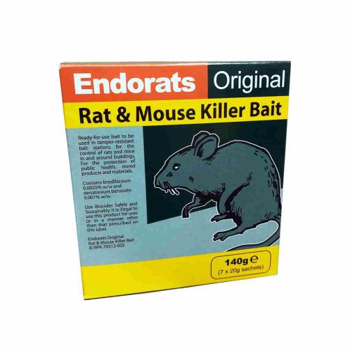 Endorats Original Rat & Mouse Killer Bait 140g