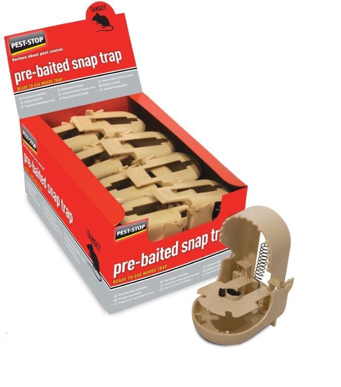 Pre-Baited Mouse Snap Trap