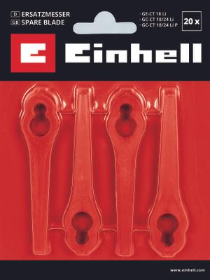 Einhell 20pce Blade Set for GE-CT 18 Li, GC-CT 18/24 Li P