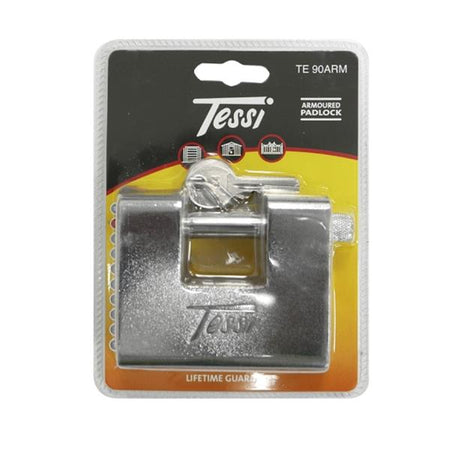 Tessi 90mm Armoured Padlock