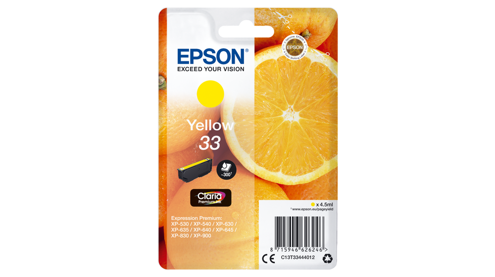 Epson 33 Yellow Ink