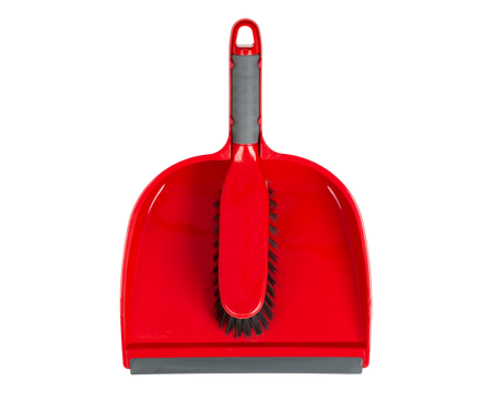 Wham Kleen DusTPan & Brush Red