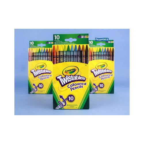 Crayola Twistable Coloured Pencils 10S