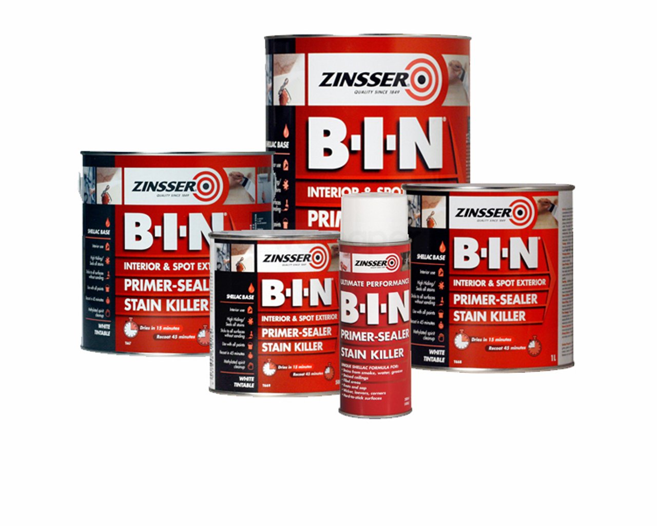 Zinssert B.I.N. Primer Sealer Stain Killer