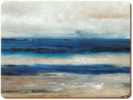 Creative Tops Blue Abstract Premium Placemat Large 6pk