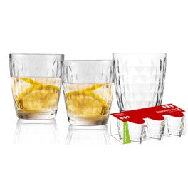 Steelex Diamond Tumbler 34CL Set of 3