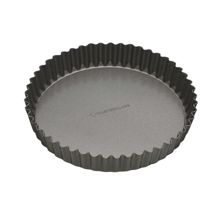 MasterClass Non-stick Loose Base 23cm Fluted Quiche Tin