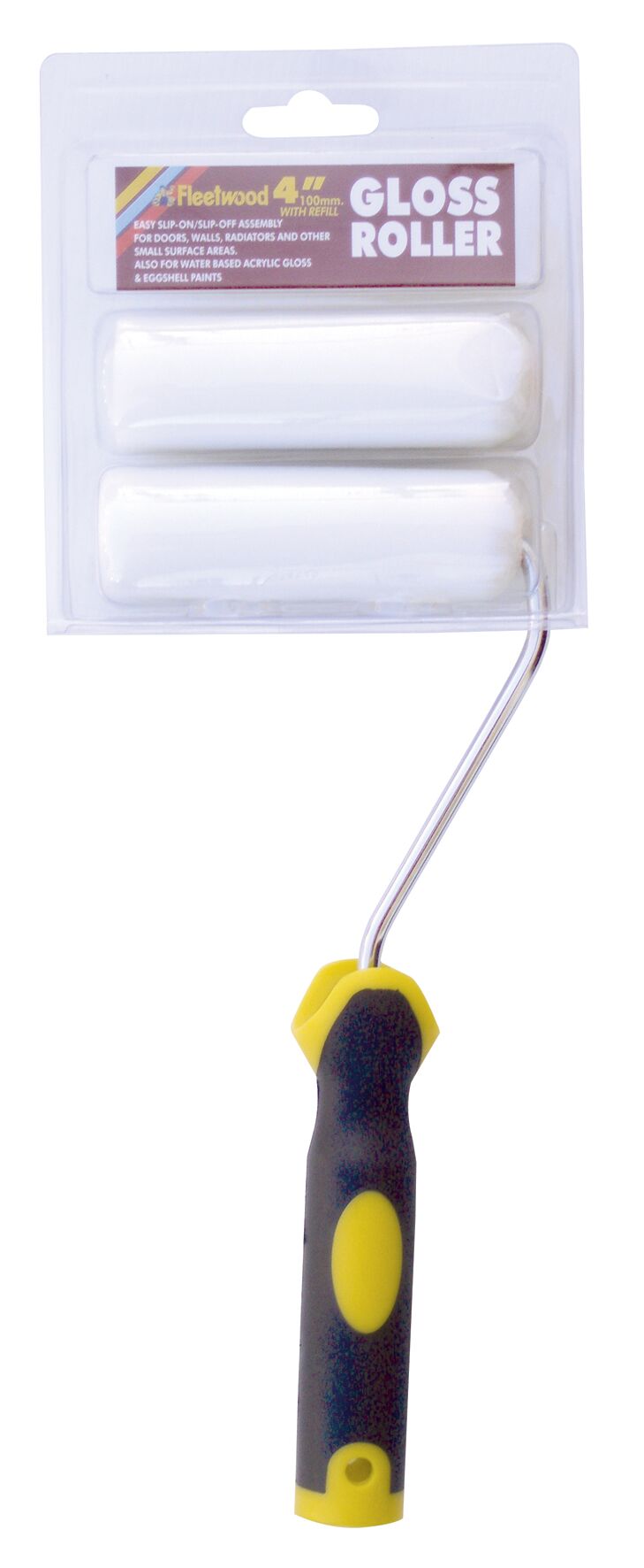 Fleetwood 4" Gloss Roller With Spare Sleeve