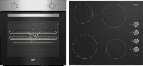 Beko Oven & Hob Pack Stainless Steel