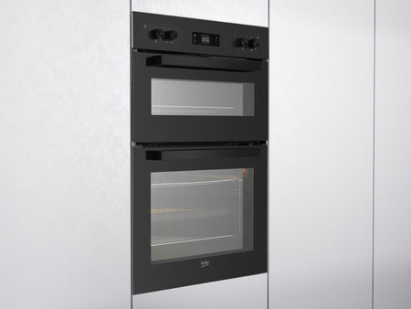 Beko Built-In Double Fan Oven Black | BDF22300B {{ Fitzgeralds_Homevalue_Hardware_Dingle_Kerry}}