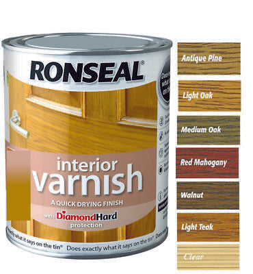 Ronseal Interior Varnish Gloss 750ml