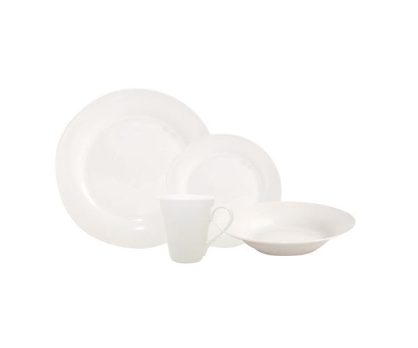 Milan 16 Piece Rim Dinner Set