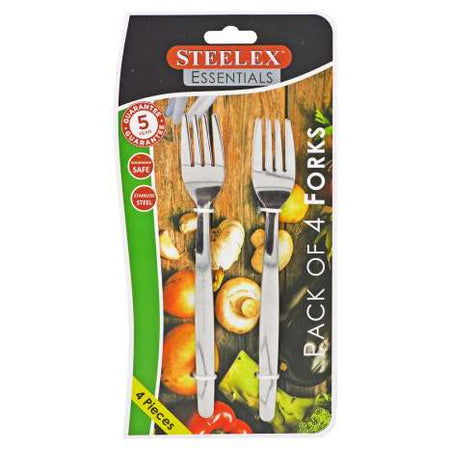 Steelex dessert Spoons 4pk