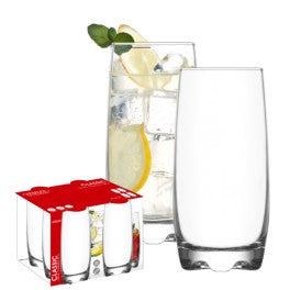Steelex Classic Hiball Glasses Set of 4