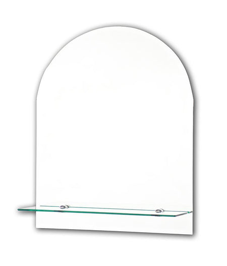 Tema Arch Top With Shelf Bevelled Mirror