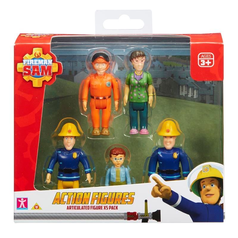 Fireman Sam Action Figures 5 Pack