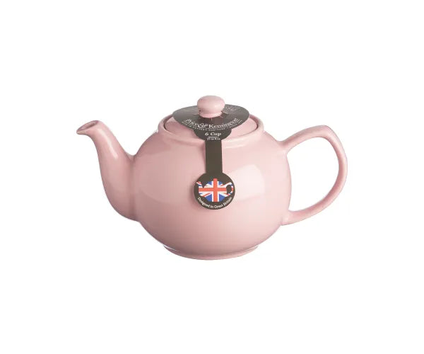 Pastel Pink 6 Cup Teapot