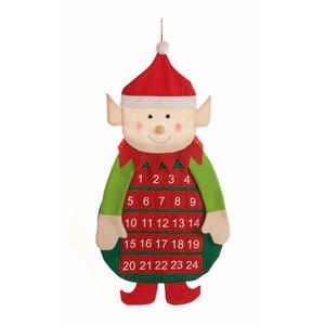 74cm elf advent calendar