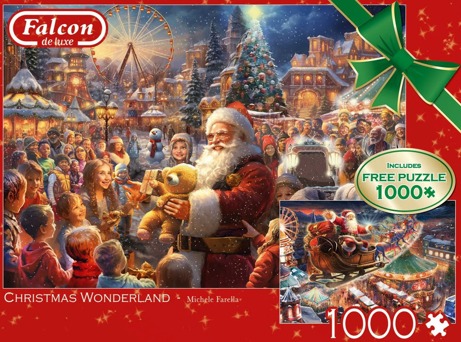 Falcon Christmas Puzzle 2 x 1000pc