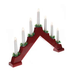 7 Battery Red Candle Bridge
