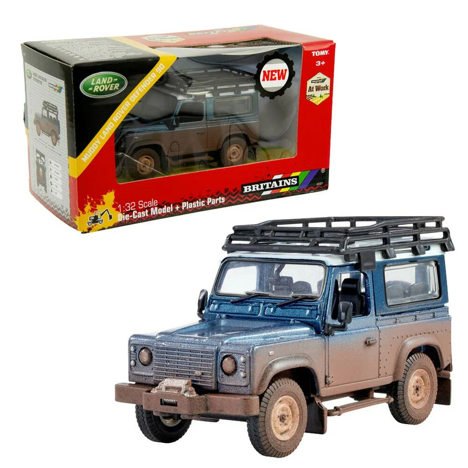 Britains Muddy Land Rover Defender