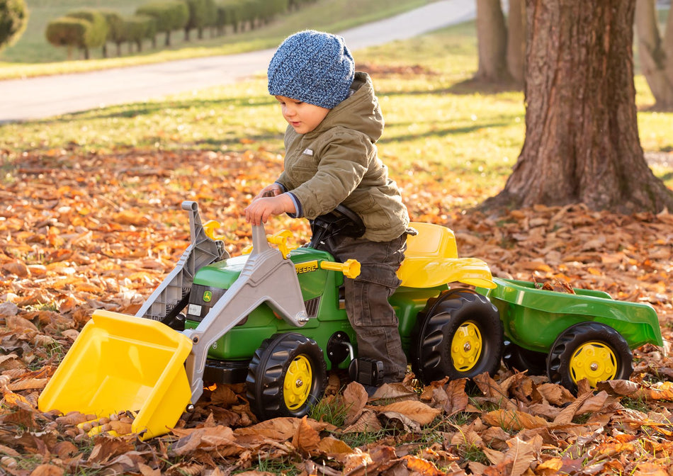 Rolly Kid John Deere Tractor, Loader & Trailer