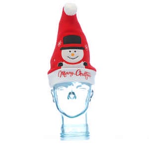 40cm Red/white MERRY CHRISTMAS Hat With Snowman
