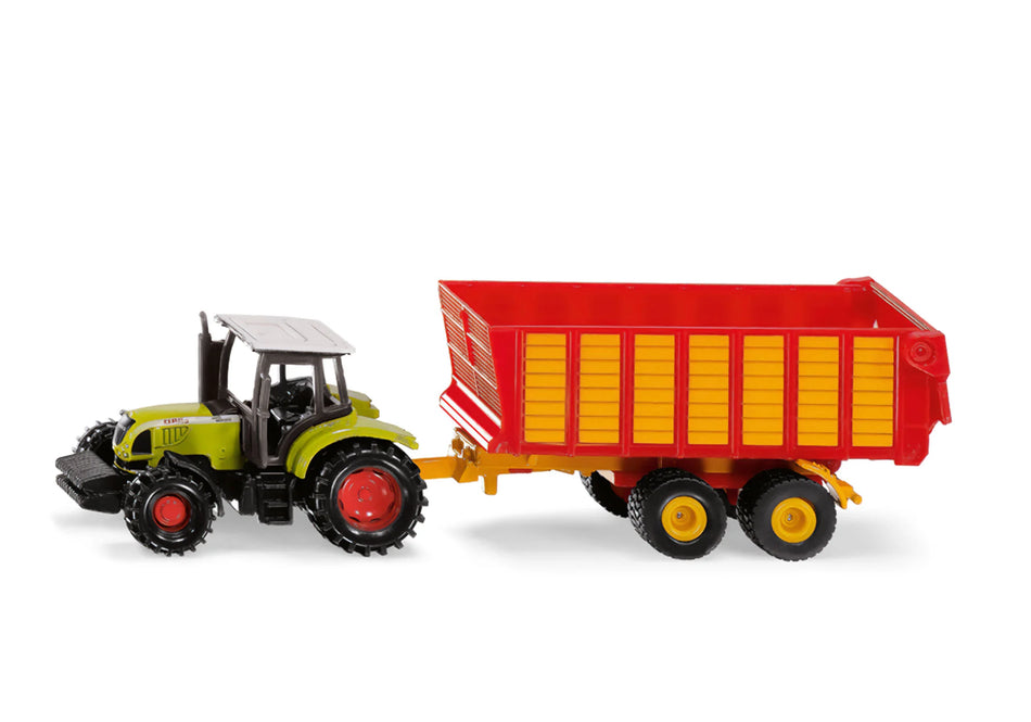 Siku 1:87 Claas With Silage Trailer