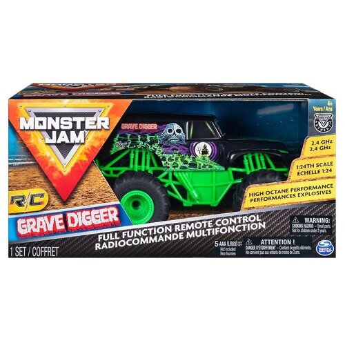 Monster Jam 1:24 Grave Digger Remote Control