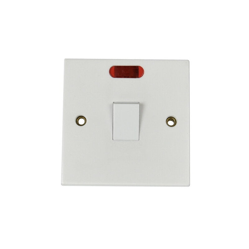 20A Double Pole Switch & Neon