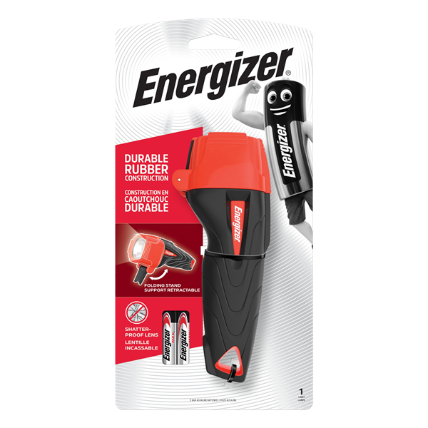 Energizer 2xAAA LED Impact Rubber Torch