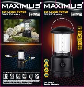 Maximus LED Lantern 20W Dimmable 660 Lumen