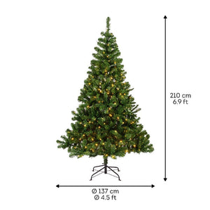Imperial Pre-Lit Pine Christmas Tree 7ft / 210cm | 19074