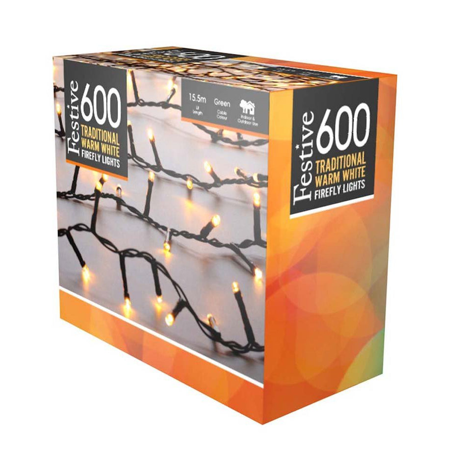 600 Firefly Lights Warm White
