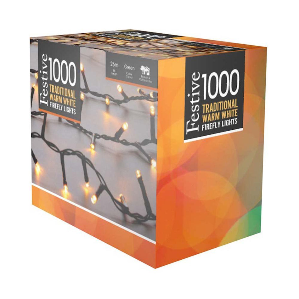 1000 Firefly Lights Warm White