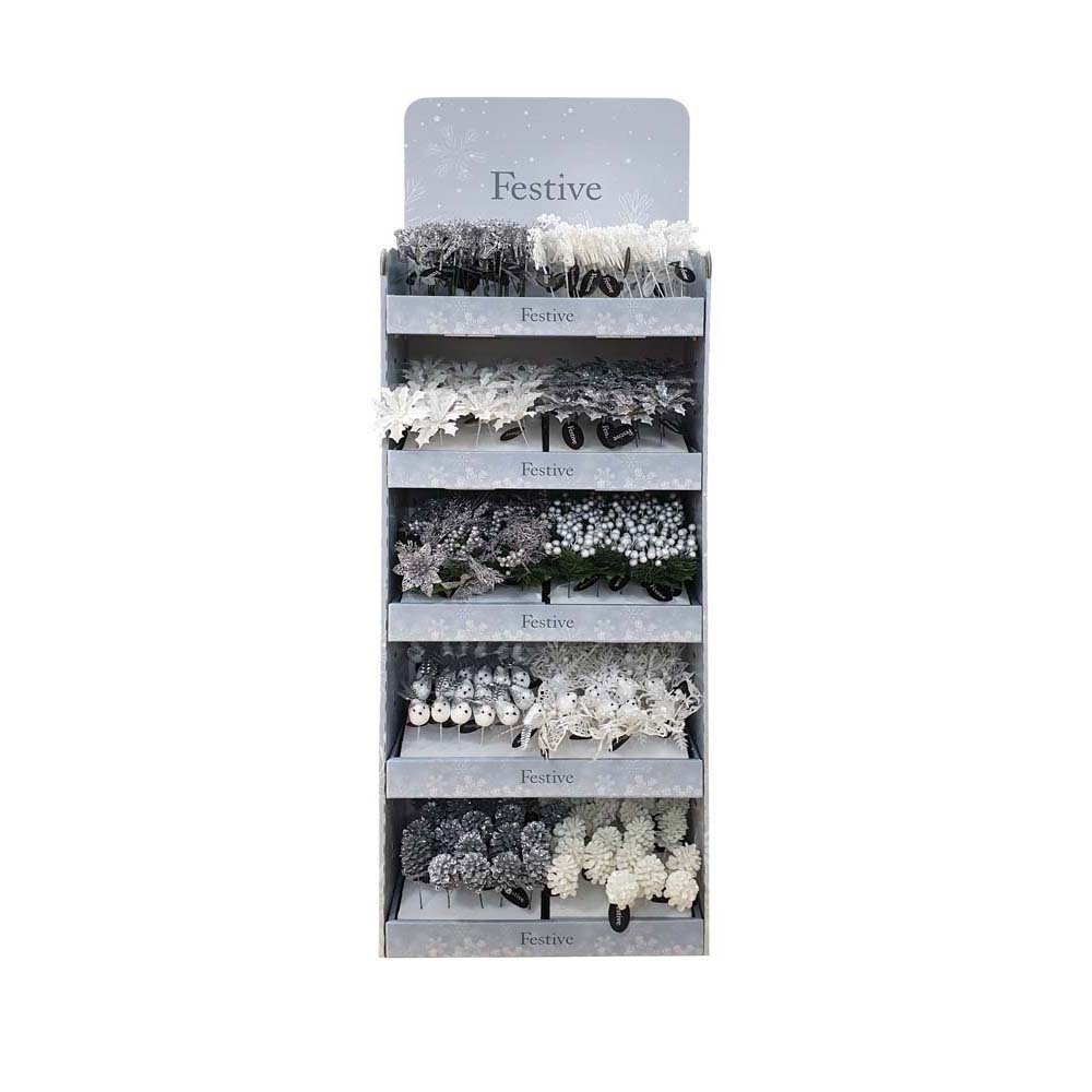 Silver and White Floristry Assorted Each